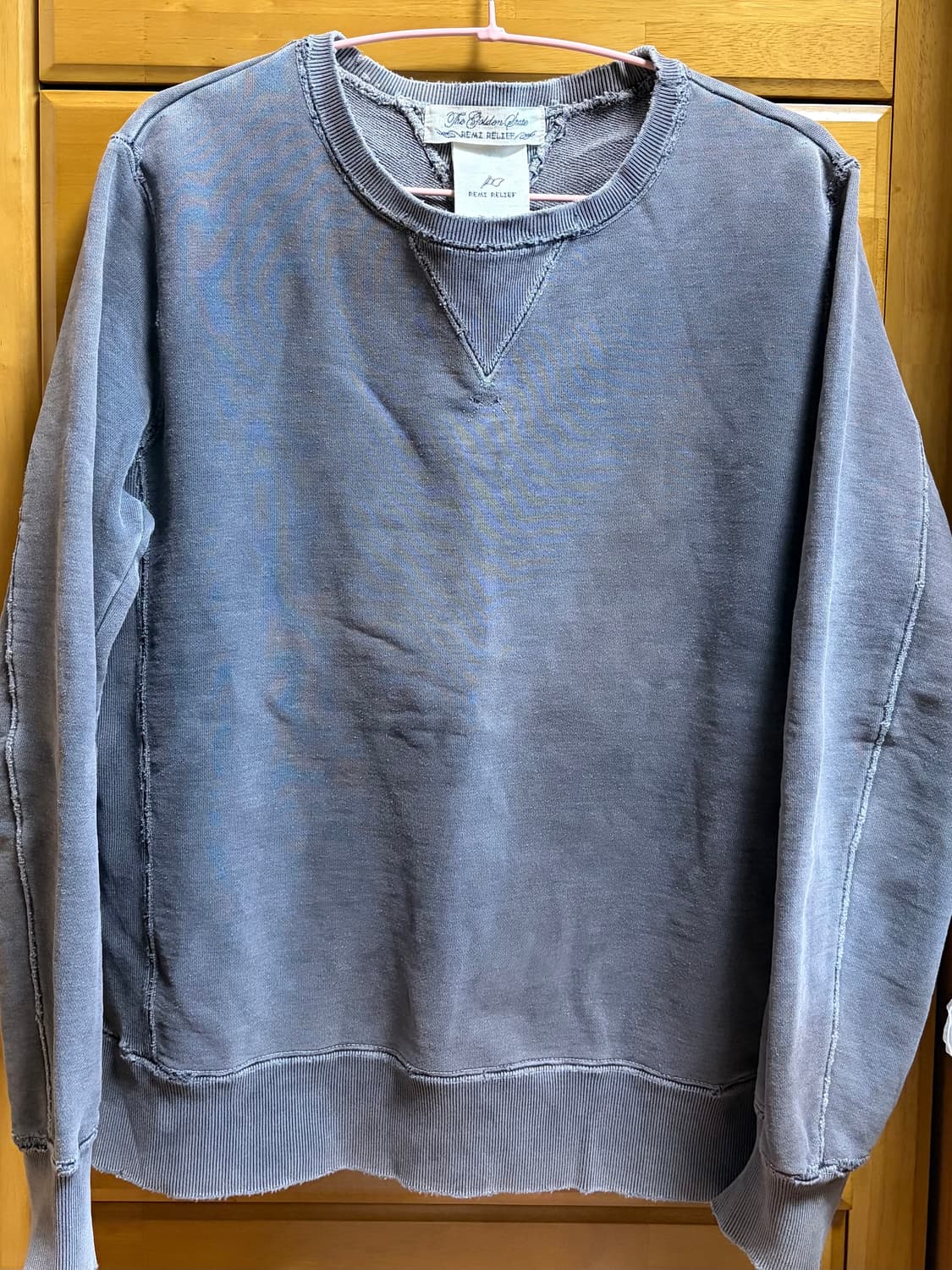 레미릴리프 맨투맨 m 워싱 블랙 상품이미지1