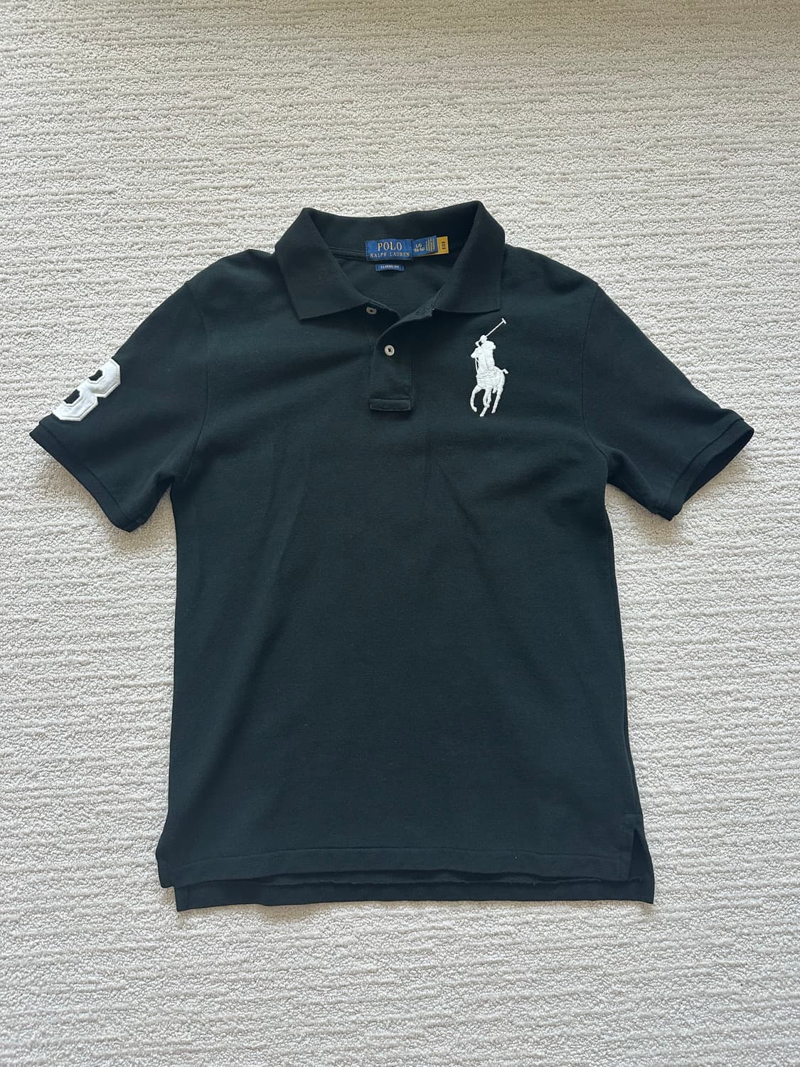 [L] 폴로 빅포니 카라티 블랙 상품이미지3