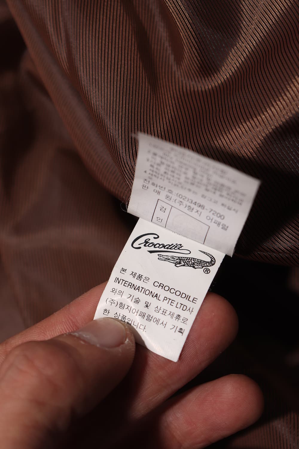 CROCODILE 램스킨 집업 9부 가죽 재킷 women Free 상품이미지6