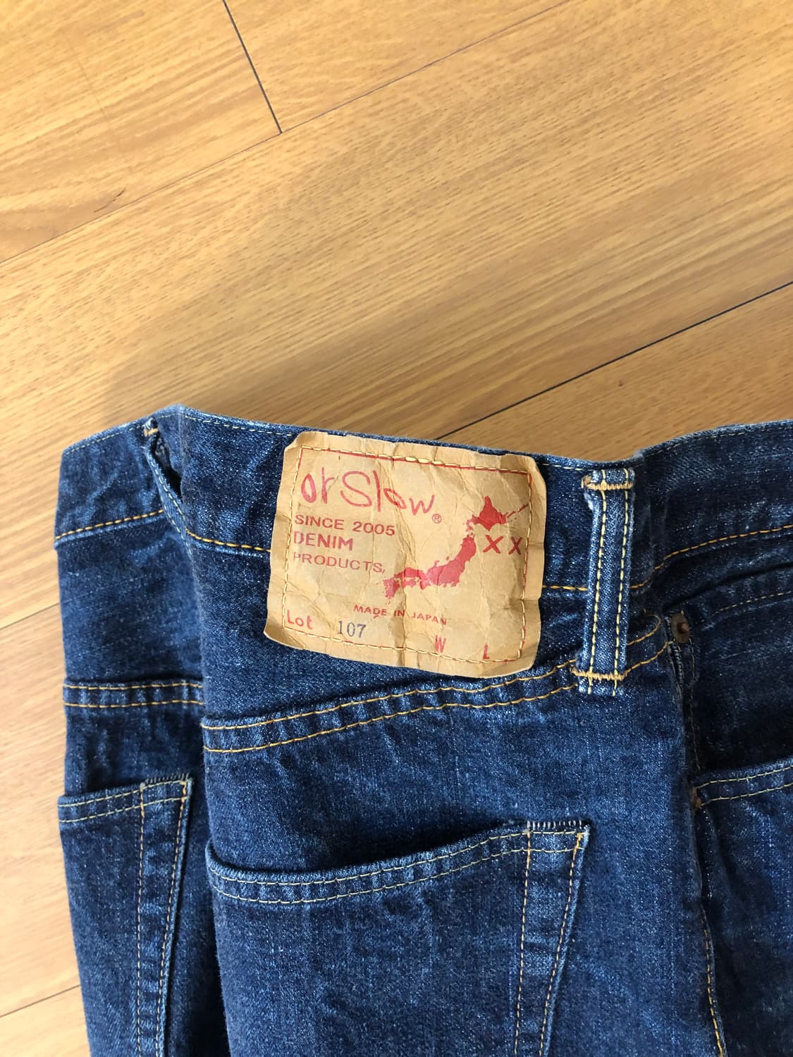오어슬로우 107 데님 팬츠 상품이미지7