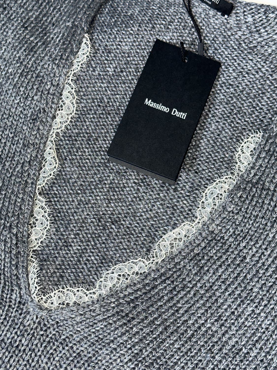 마시모두띠 레이스 반팔 니트 새상품 상품이미지2