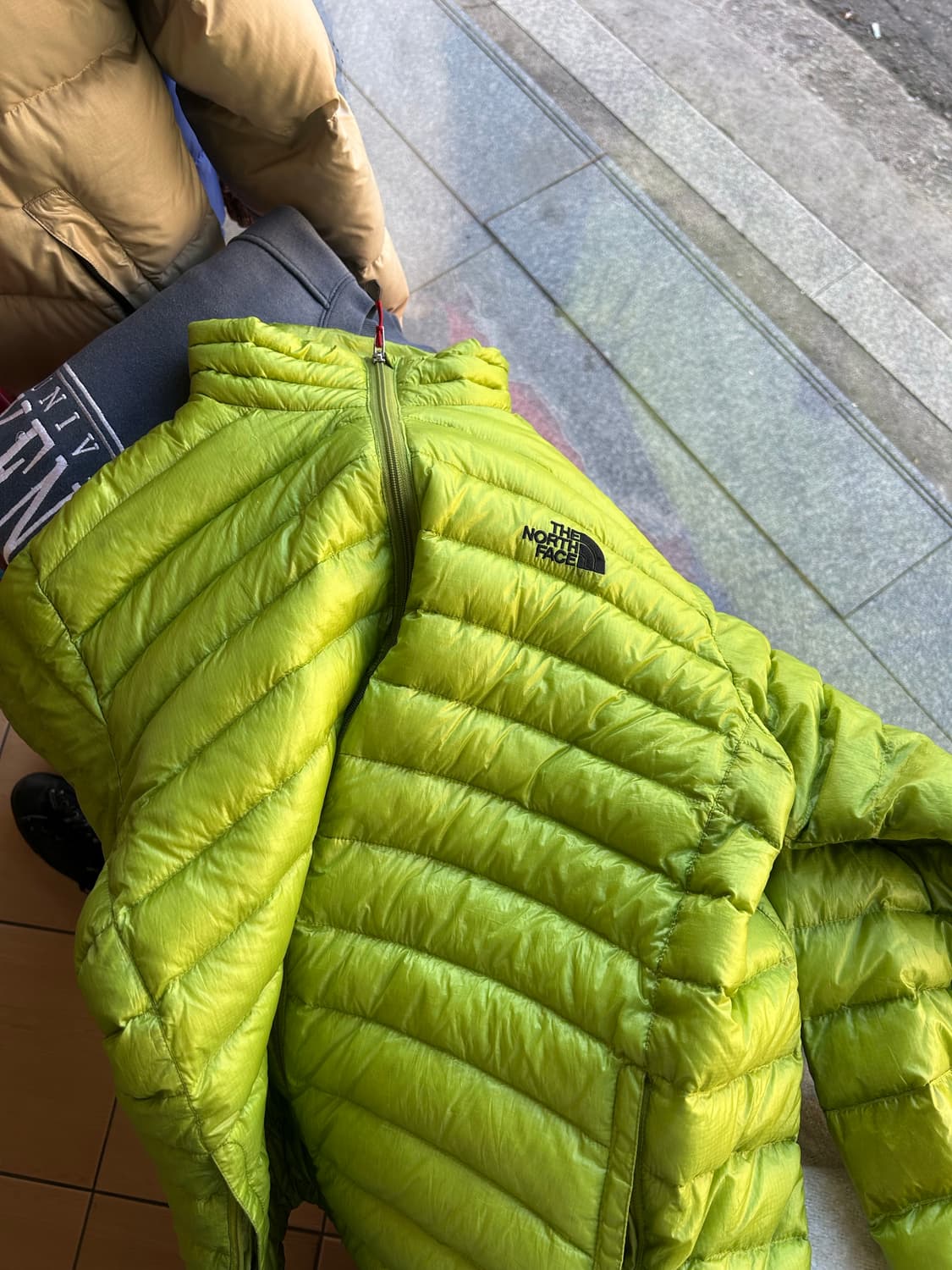 90‘s 노스페이스 퍼텍스퀀텀 800 경량패딩 상품이미지8
