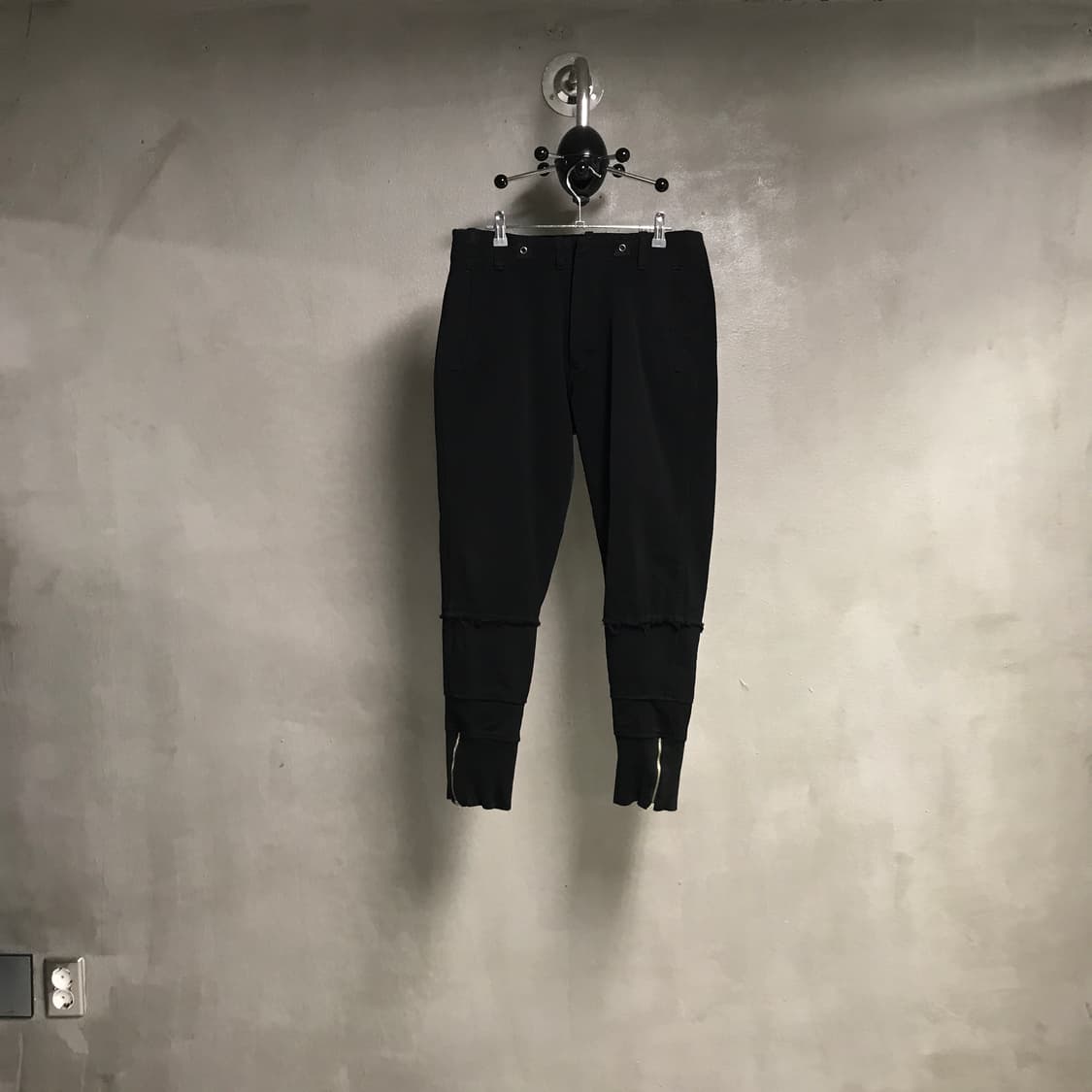 Y's 요지야마모토 블랙 팬츠 3 상품이미지1