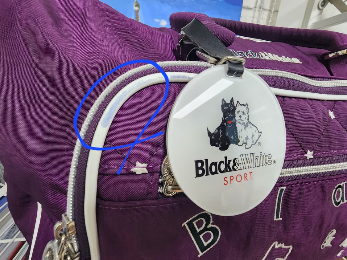 블랙앤화이트 여성 골프 보스턴백 보스톤백 골프가방 OC75 상품이미지6