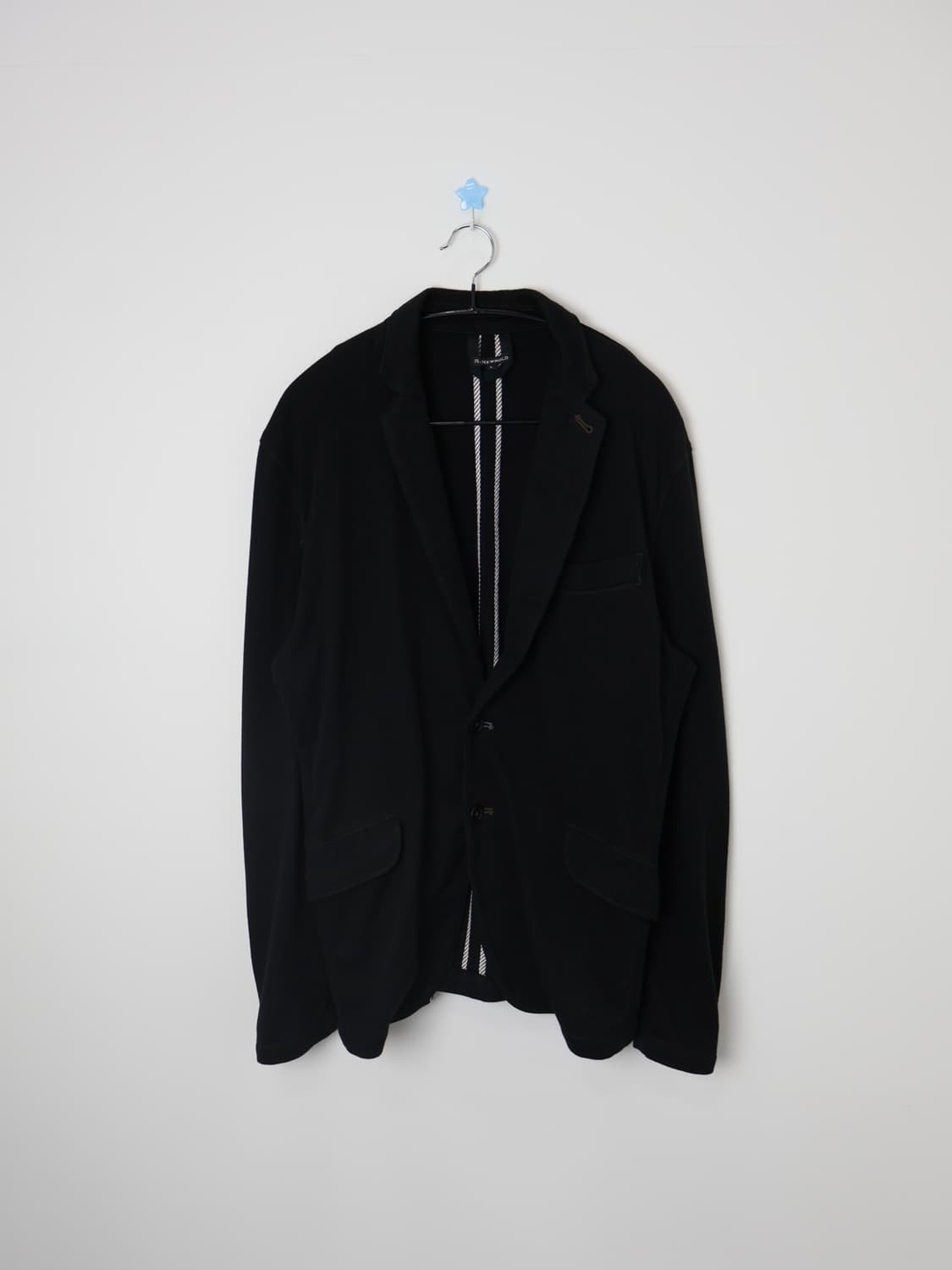 R.Newbold Black Cotton Tailored Jacket 상품이미지1