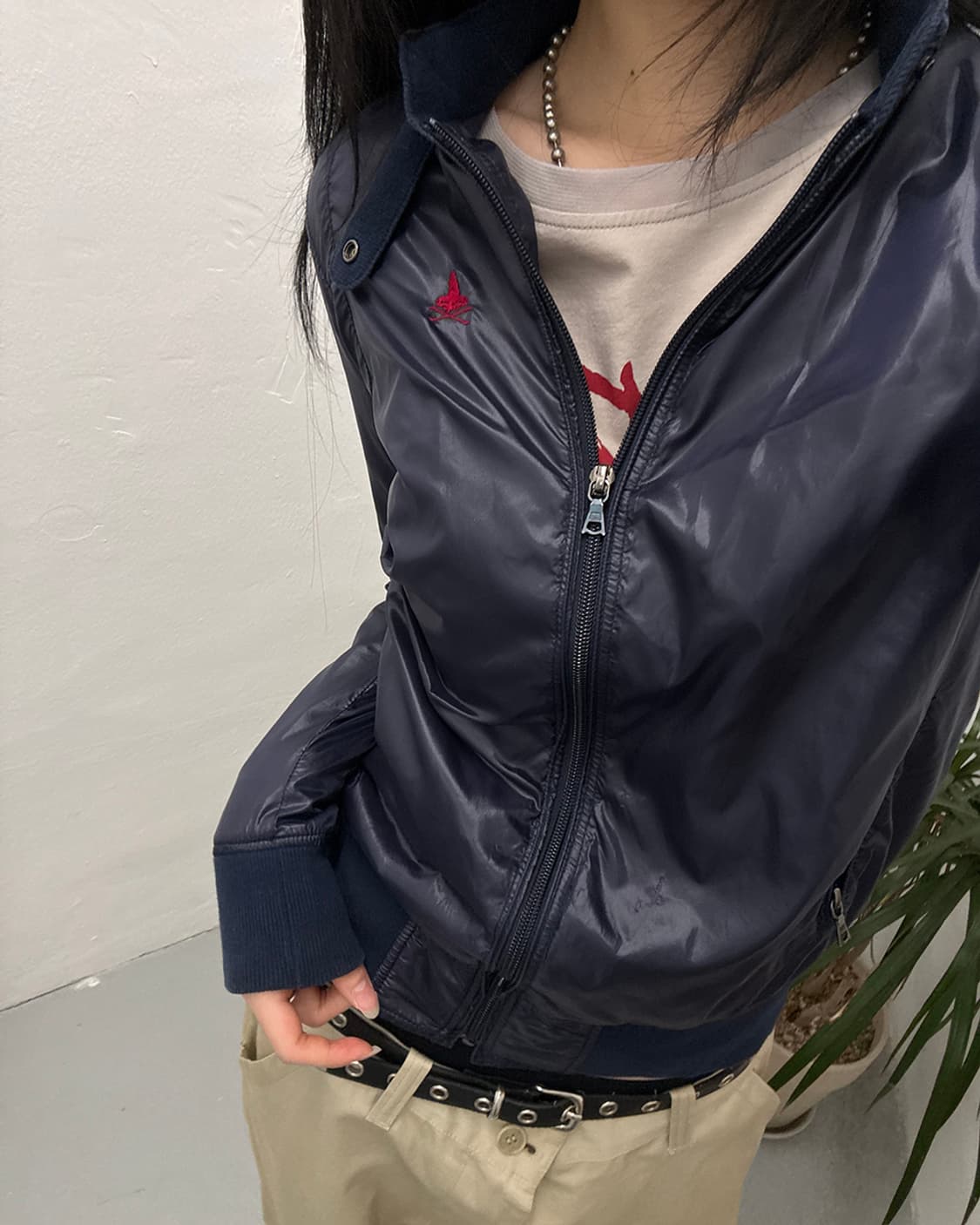 HYSTERIC GLAMOUR Nylon Riders Jacket 상품이미지5