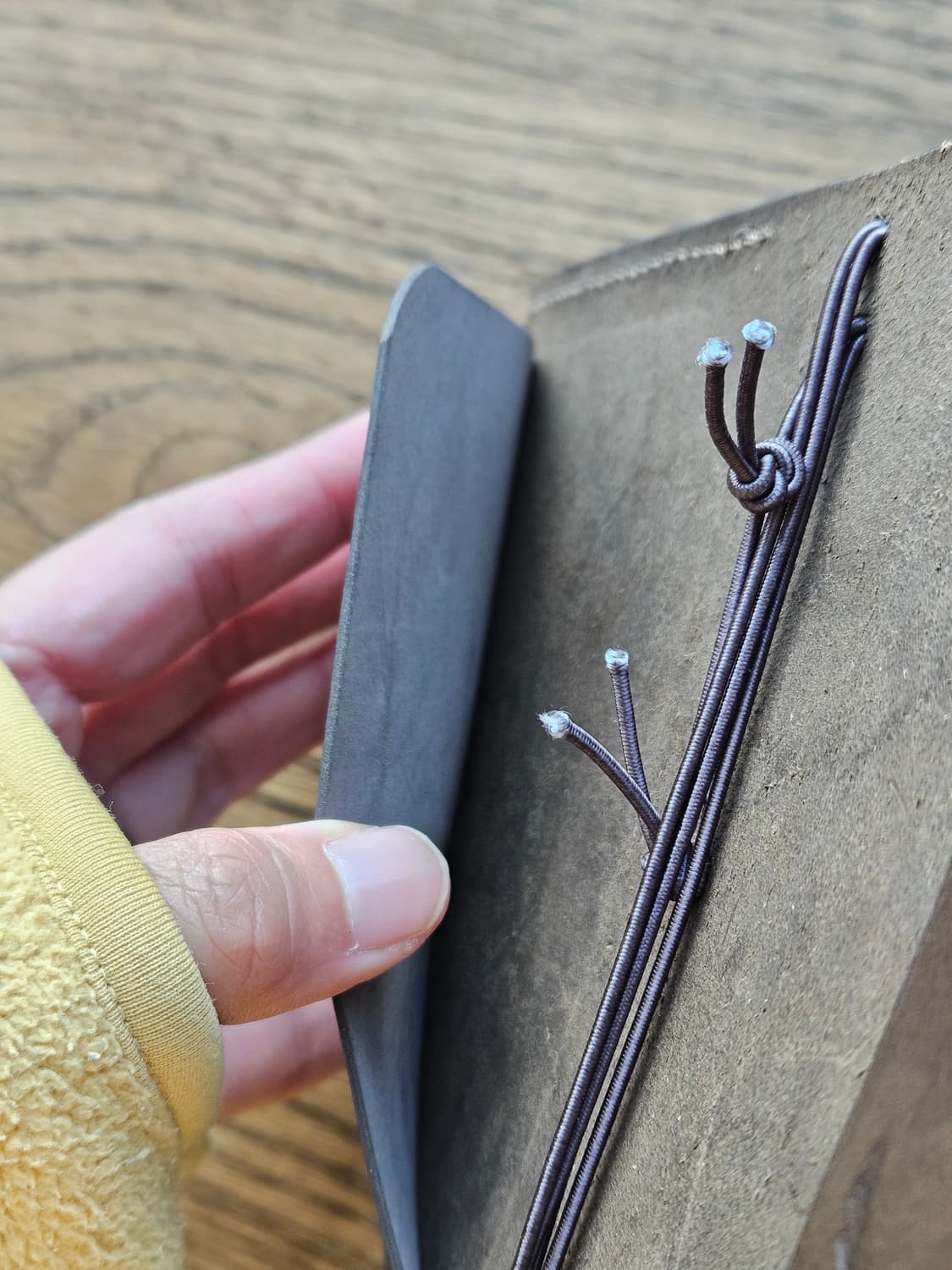 패스포트 사이즈의 작은 가죽 노트 커버 #가죽커버 상품이미지5