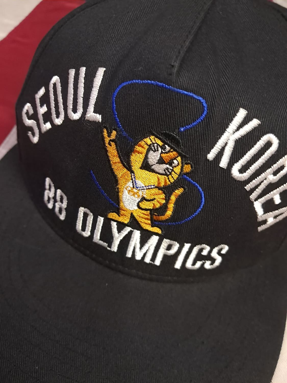 새제품 1988 서울 올림픽 호돌이 자수 볼캡 상품이미지2