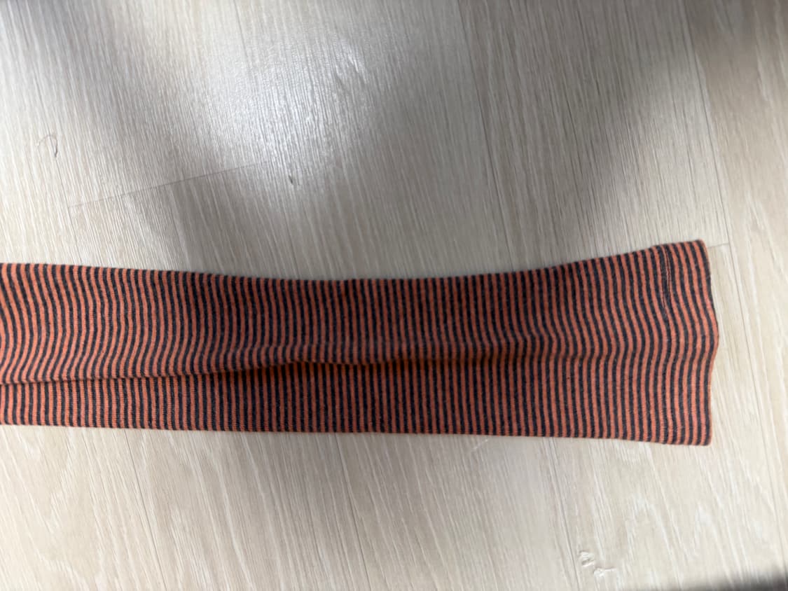 s/e/o STRIPE LAYERED TEE CHARCOAL 상품이미지8