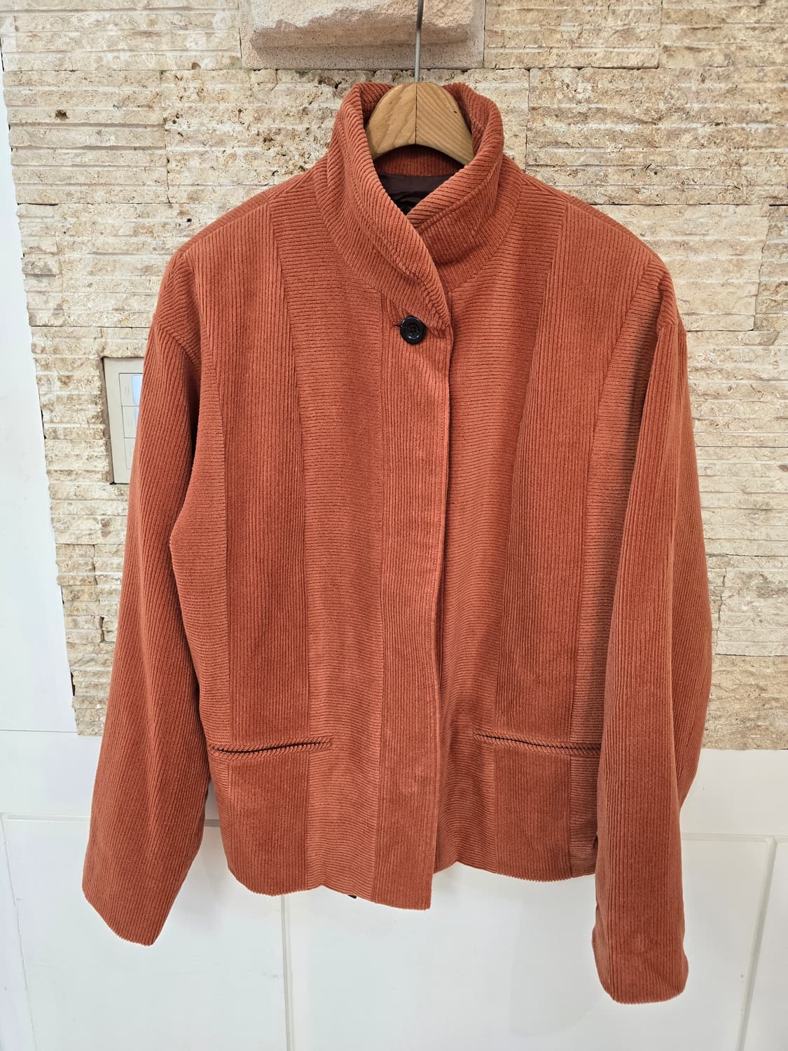 KAORYINU 모직 앙고라 코듀로이 자켓 상품이미지1