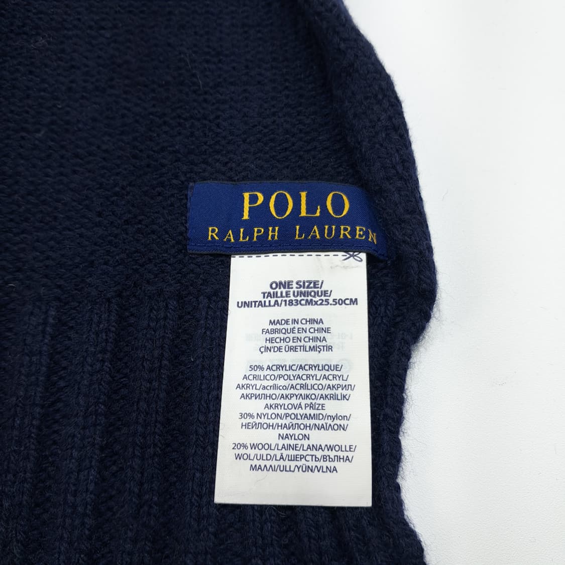 MX345 폴로 울 니트 머플러 상품이미지6