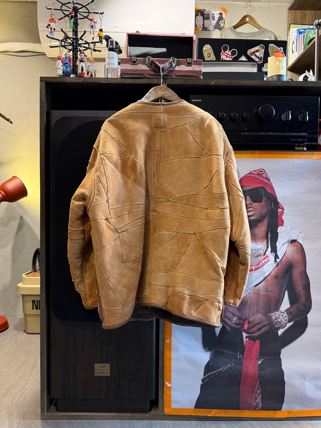 80s 이세이미야케 하이 스포팅기어 시어링 자켓 M(L) 상품이미지2