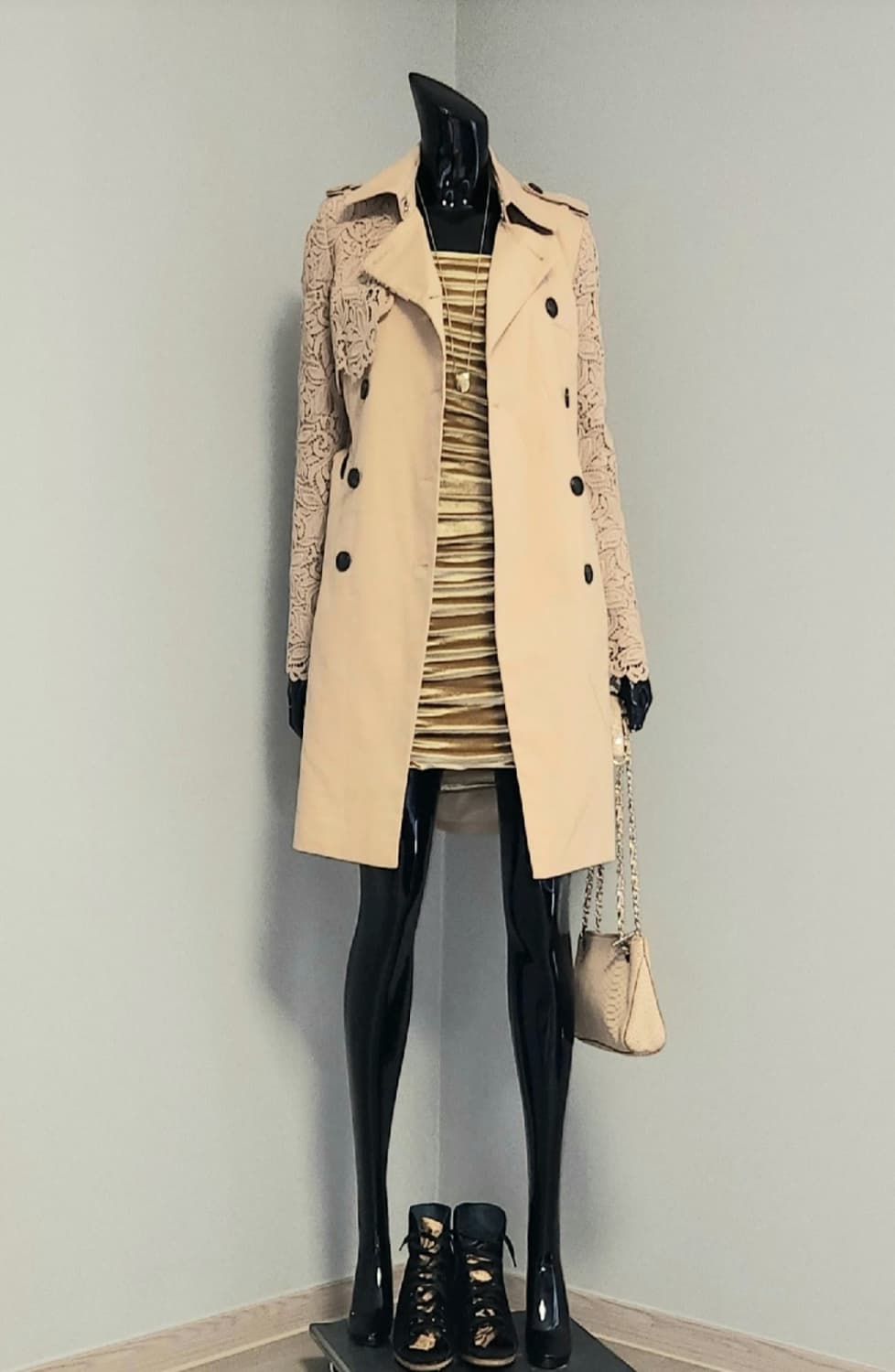 레이스 트렌치코트  상품이미지5