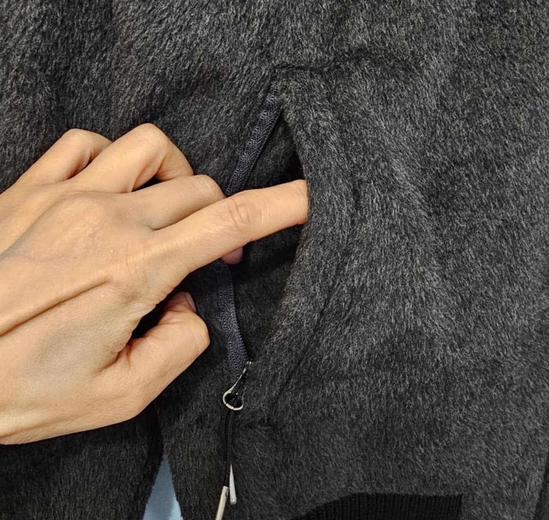 노스페이스 후리스 블루종 자켓 차콜 ~66 상품이미지5