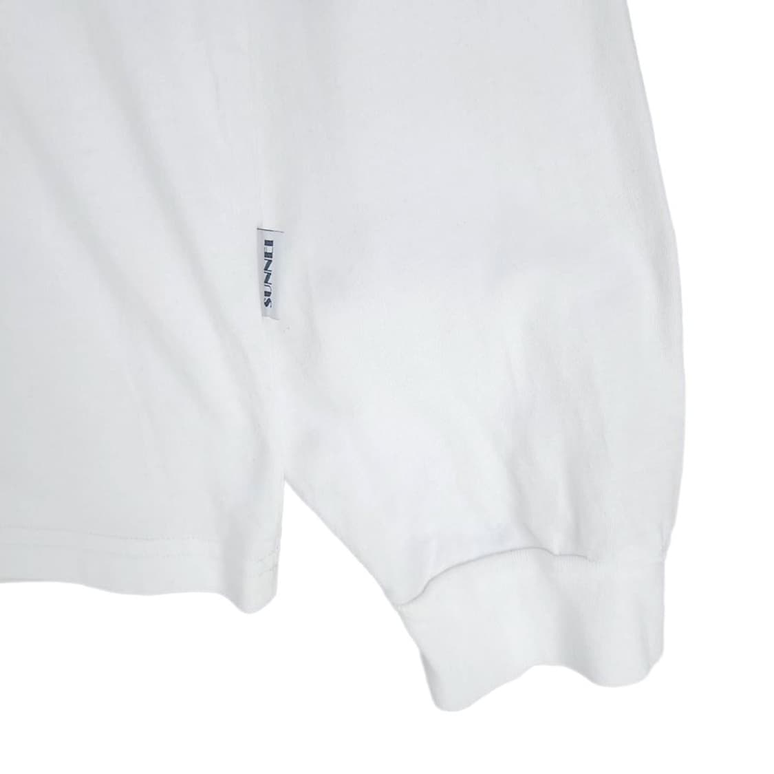 [남L]써네이 화이트 라운드 티셔츠[Y63-025] 상품이미지4