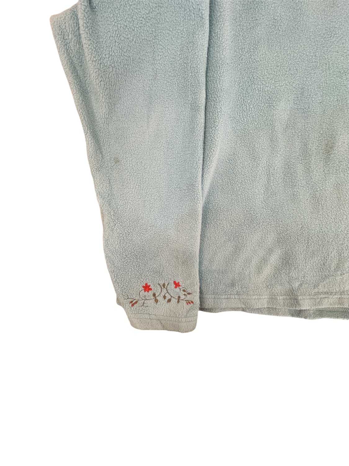 하늘색  꽃자수 LLBean 플리스 상품이미지5