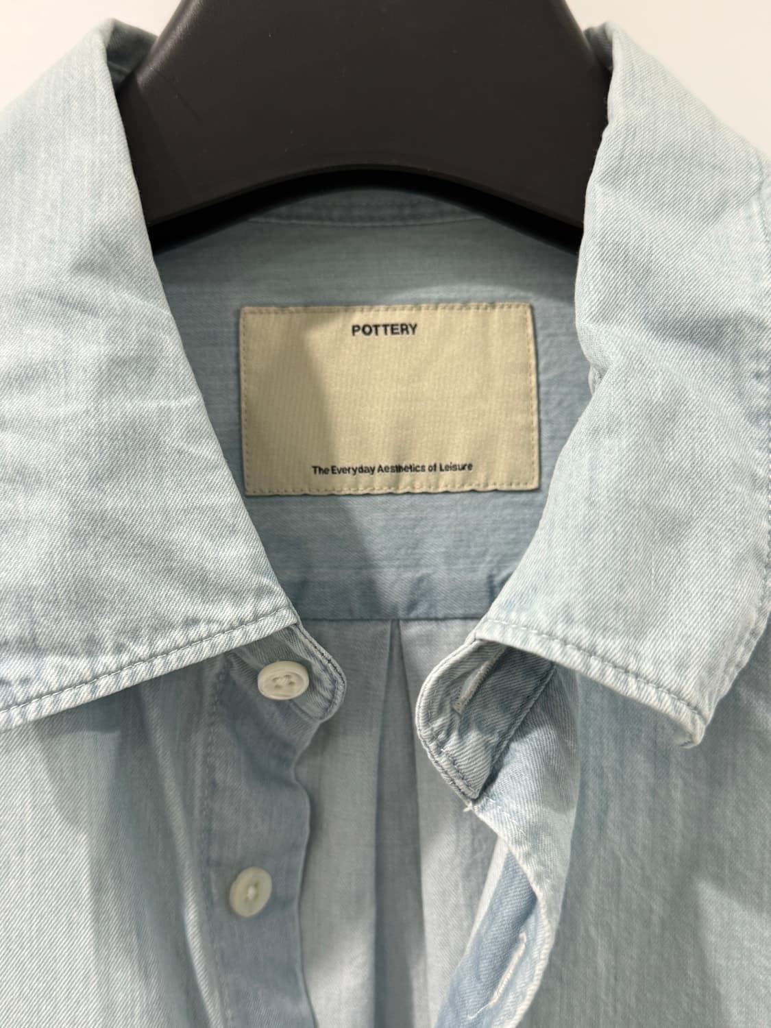 포터리 데님셔츠 사이즈 3 상품이미지3
