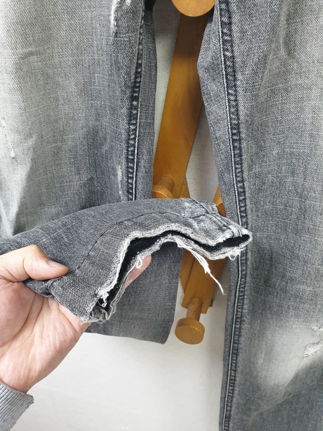 [48/정품] 돌체앤가바나 백플레이트 워싱진 상품이미지5