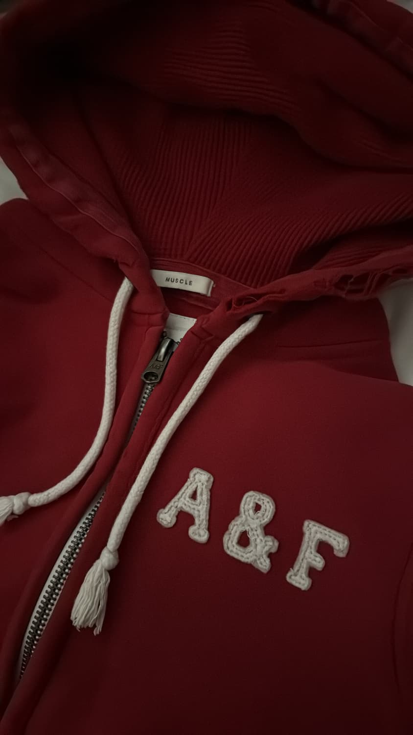 에베크롬비 데미지 디테일 후드직업 상품이미지5