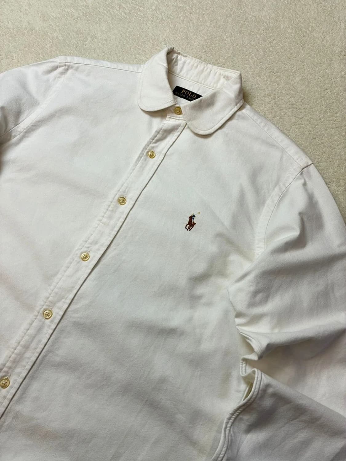 폴로 랄프로렌 옥스포드 자수 로고 화이트 셔츠 PN5815    상품이미지2