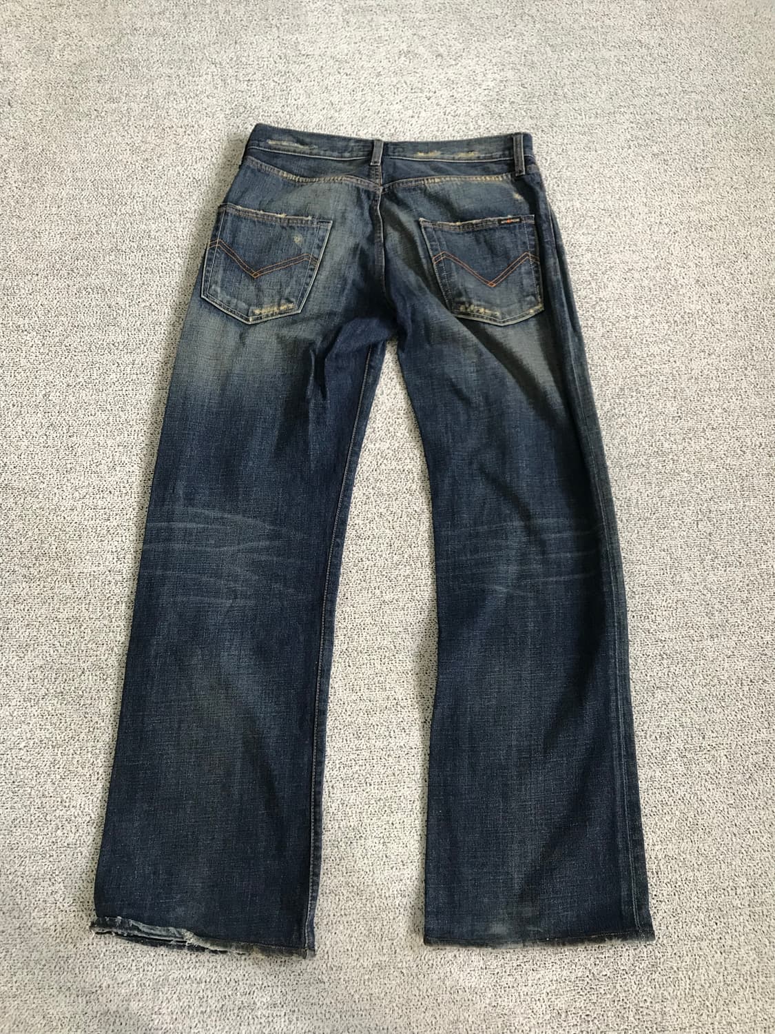 그런지 와이드 데님 팬츠 상품이미지9