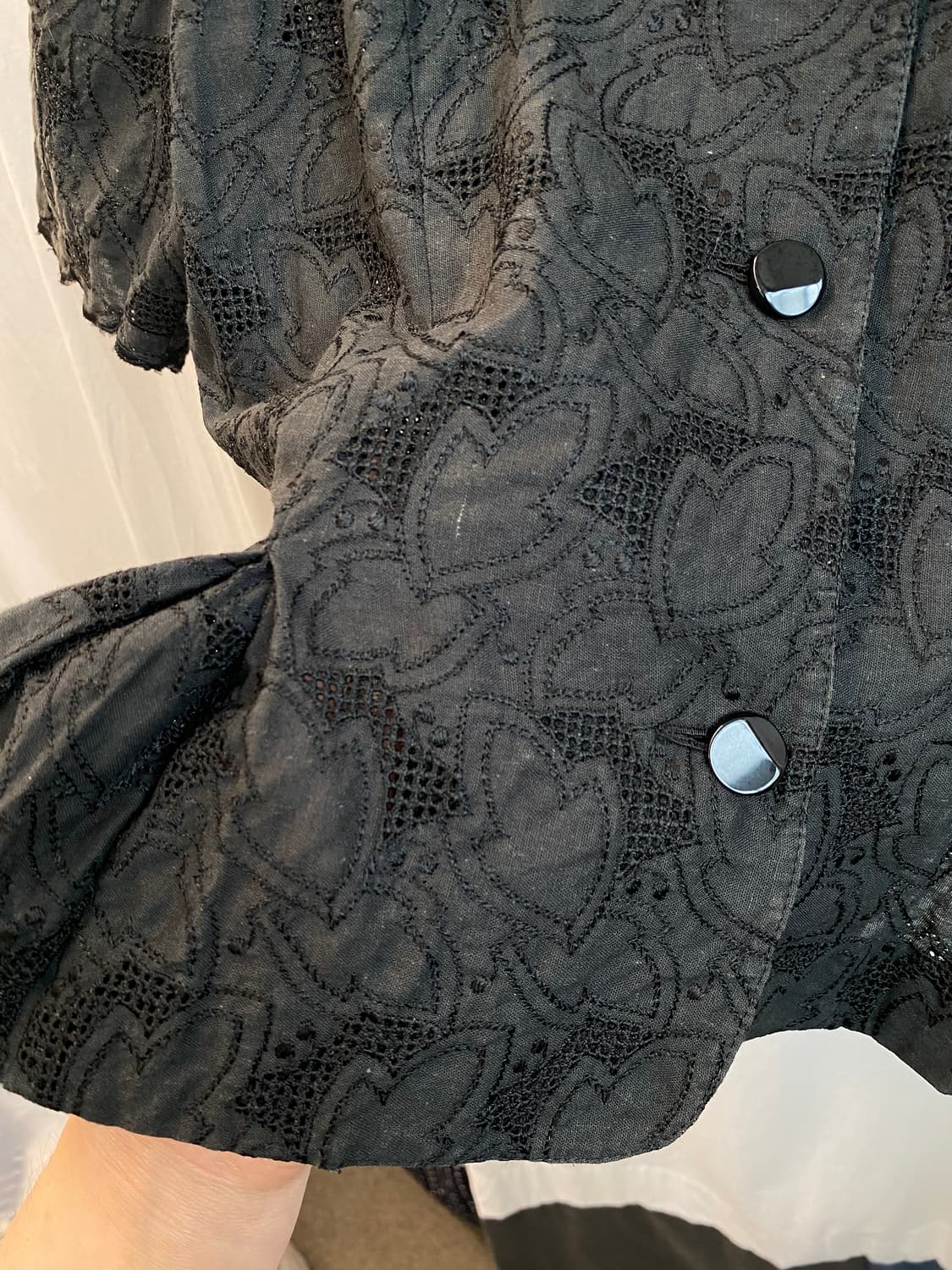 블랙 반팔 자켓(M) 상품이미지8