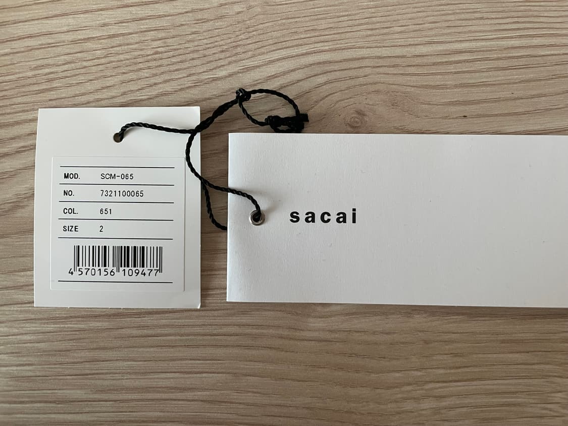 사카이 23FW 크루넥 니트 상품이미지4