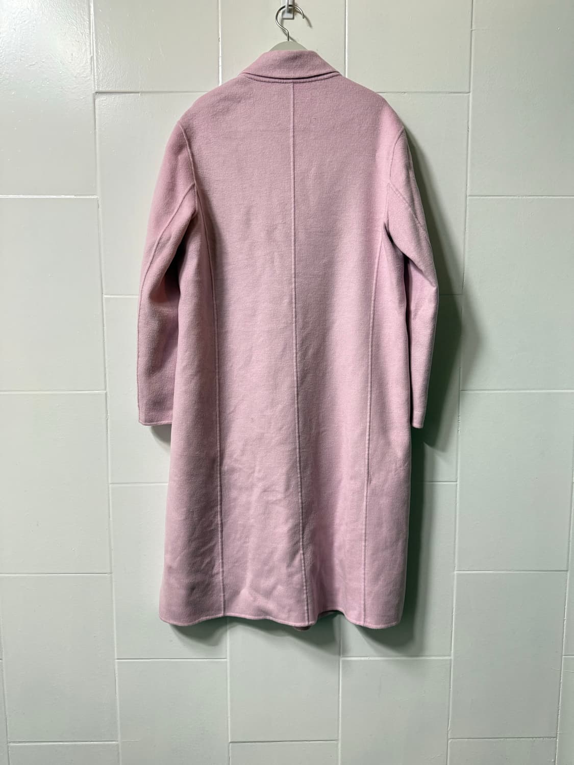 마쥬 핑크 울 코트 상품이미지6