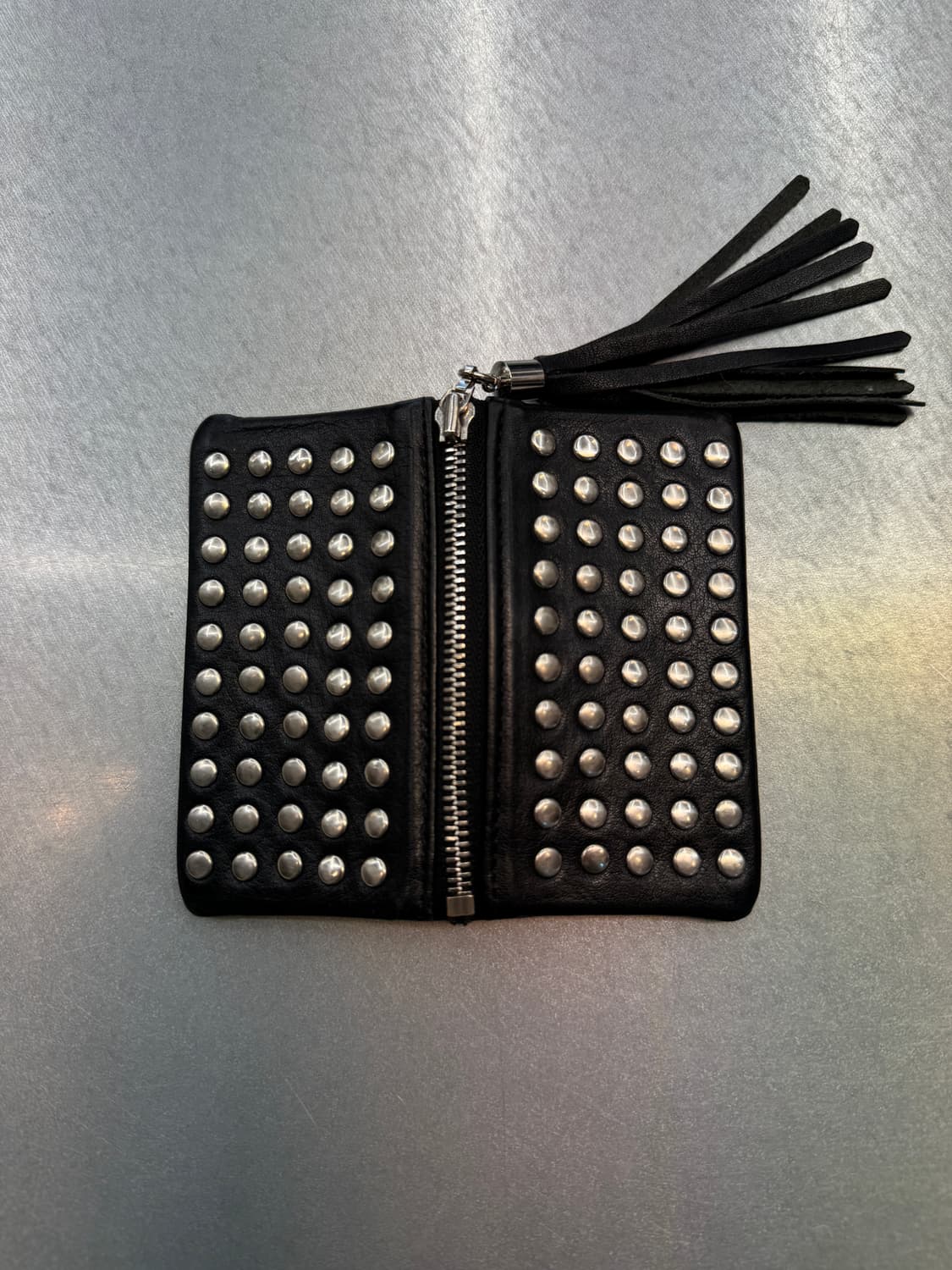 요지야마모토 스터드 프린지 지갑 상품이미지4