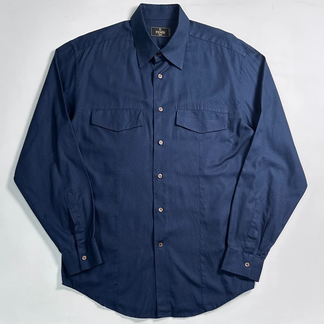 펜디 투포켓 네이비 셔츠  상품이미지1