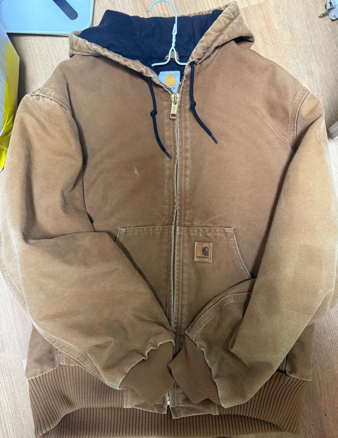 칼하트 j130brn 덕 액티브 후드 자켓 팔아용(정품 검수 완료) 상품이미지1