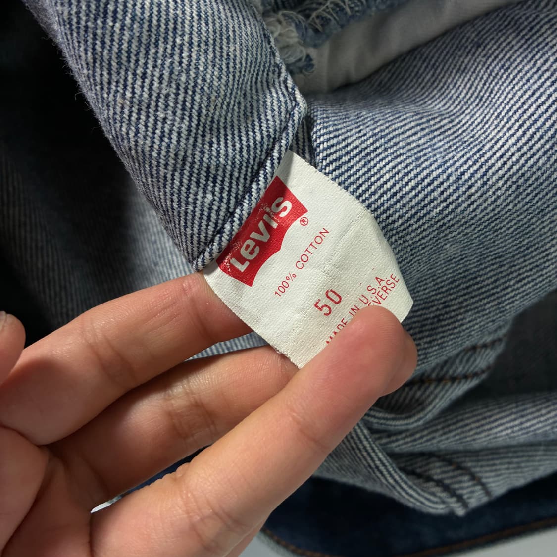 Levi's  리바이스 레드탭 70506 알래스카 자수 데님 트러커 자켓 상품이미지7
