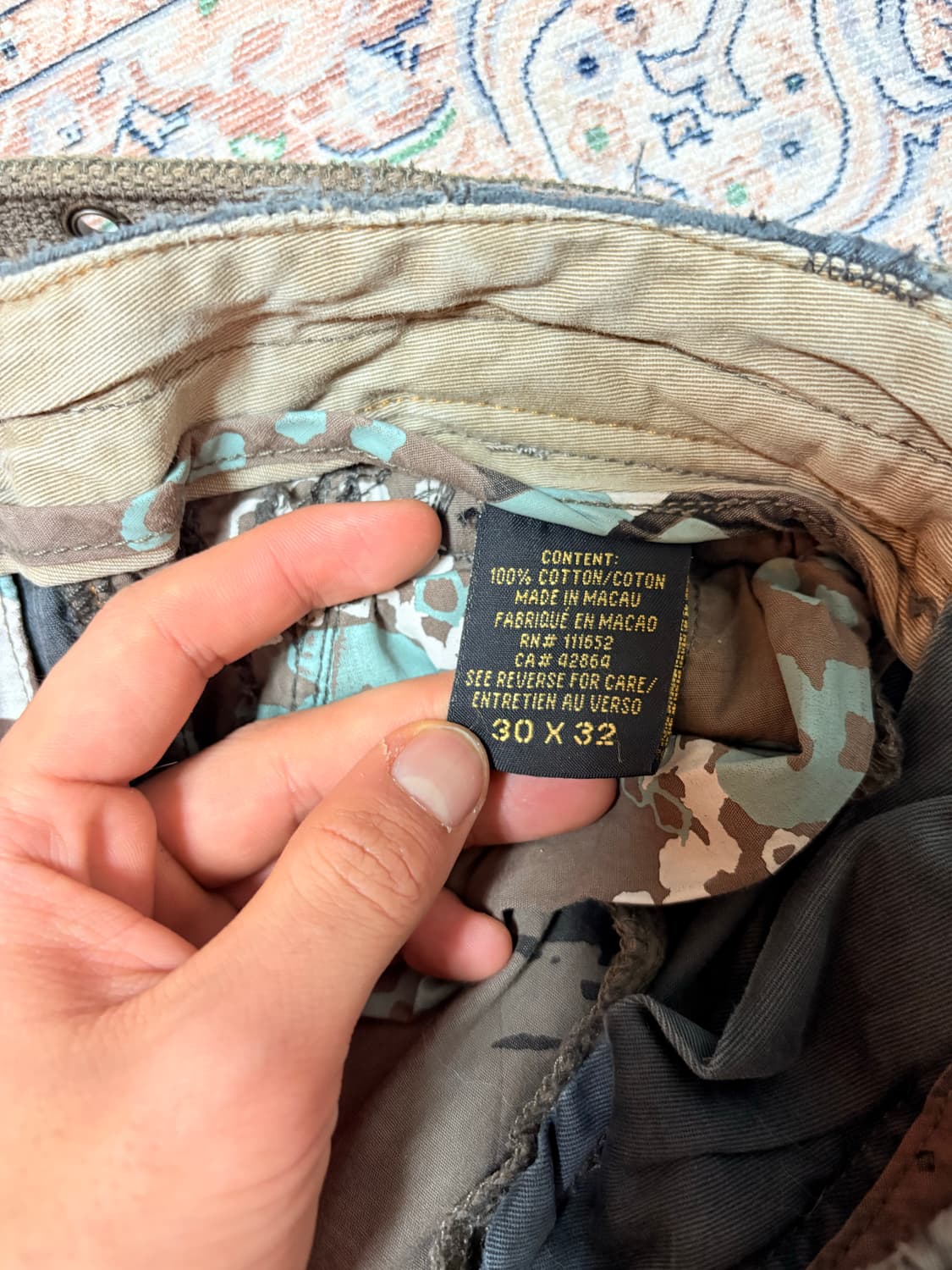 2000’s z-brand  destruction cago pants  상품이미지5