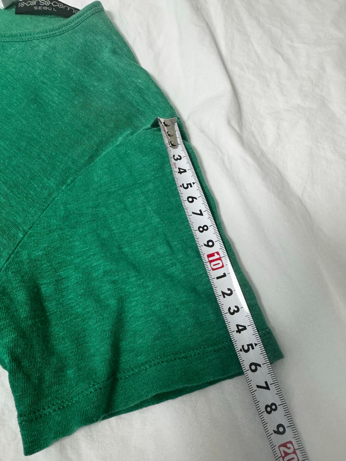 알랙산더 왕 그린 린넨 티 XS 상품이미지7