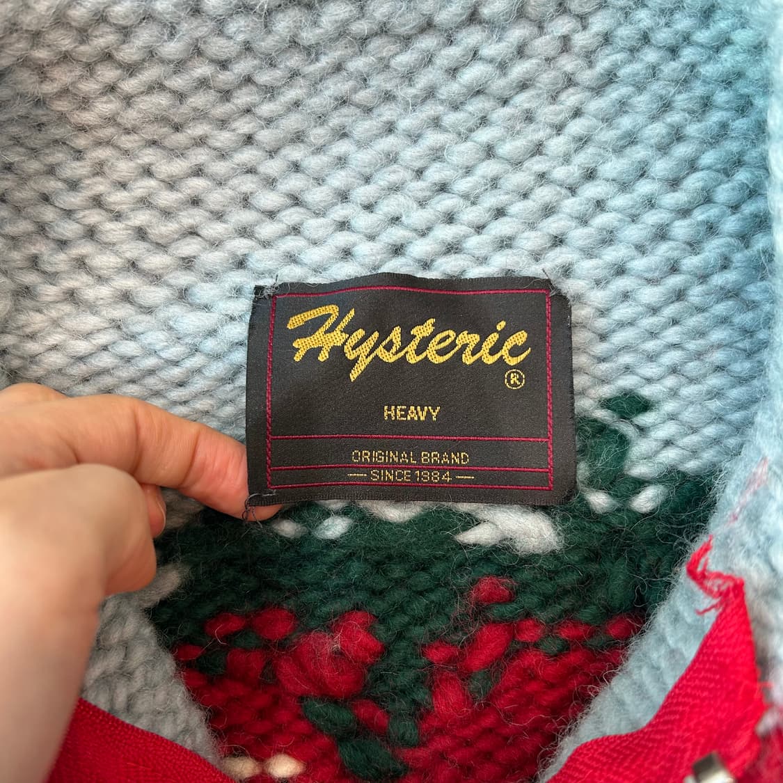 히스테릭글래머 헤비 울 코위찬 상품이미지4