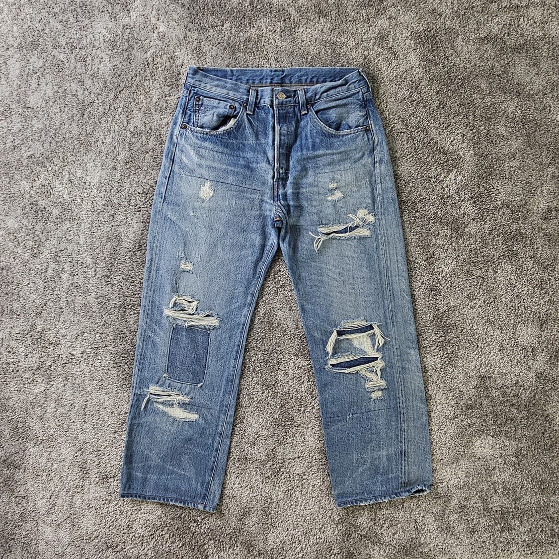 LEVI'S 501 디스트로이드 데님 팬츠 상품이미지1