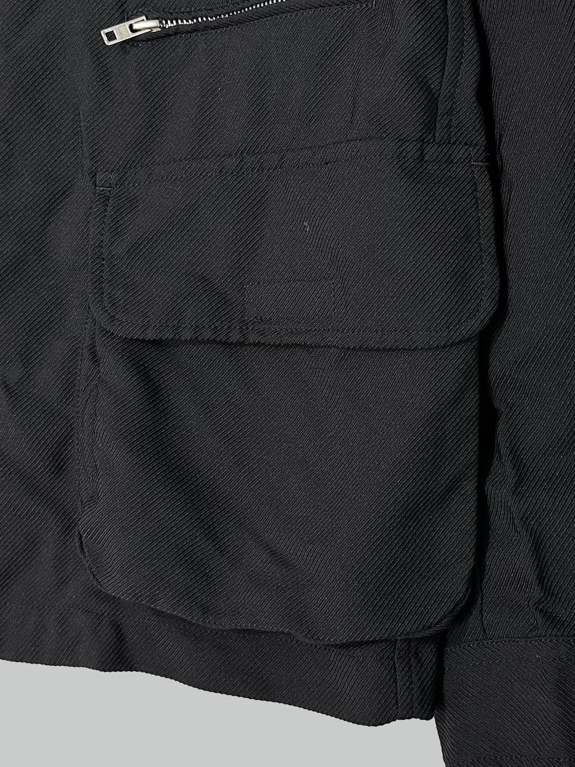 꼼데가르송 블랙 축융 폴리 카고 자켓 상품이미지3