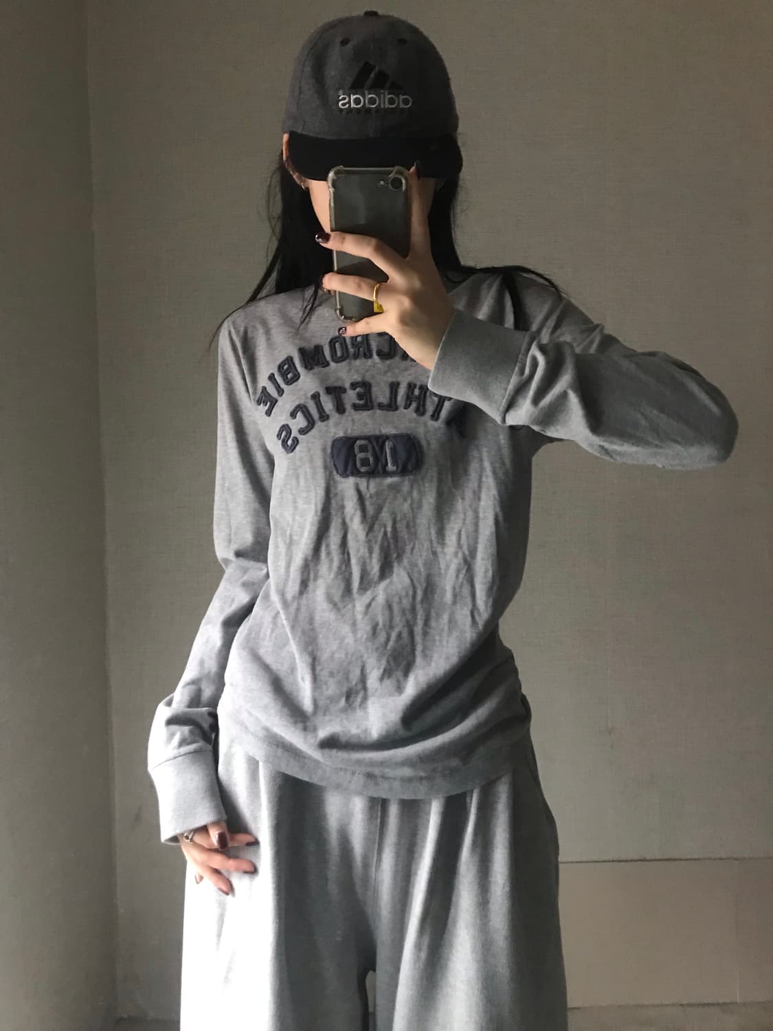 아베크롬비 그레이 롱슬리브 상품이미지5