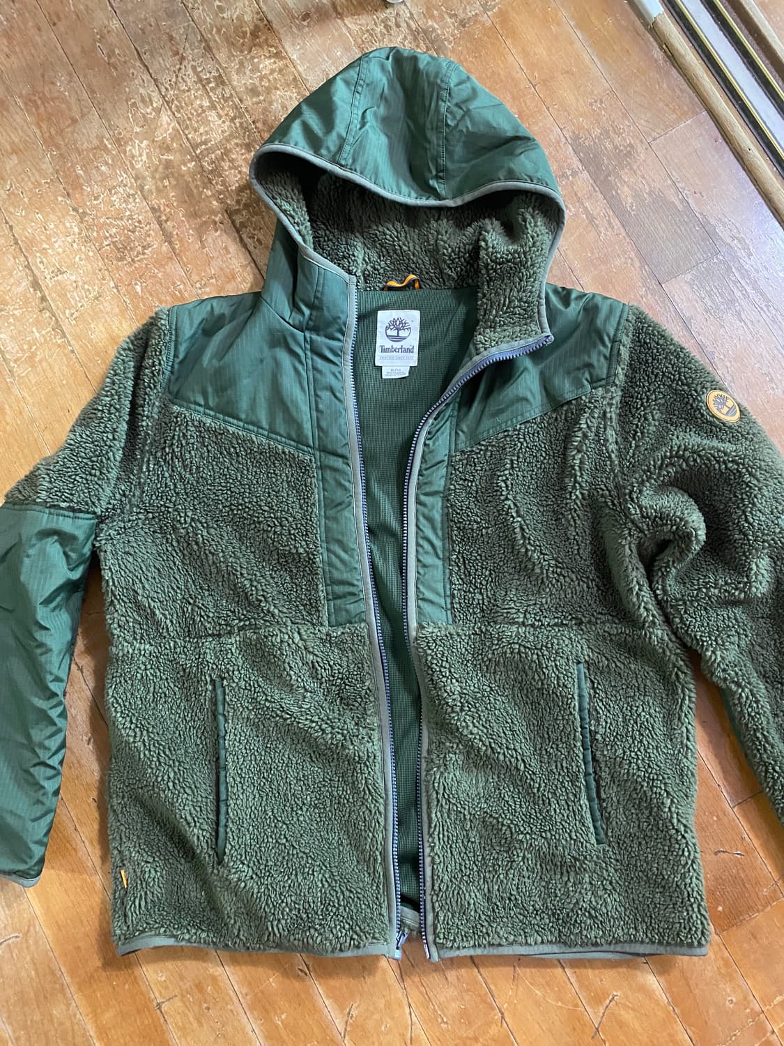 Timberland 올리브그린 헤비 후리스 XL 상품이미지1