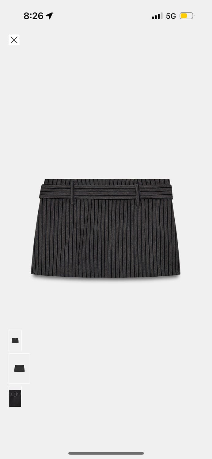 자라 벨트 스커트 팬츠 상품이미지2