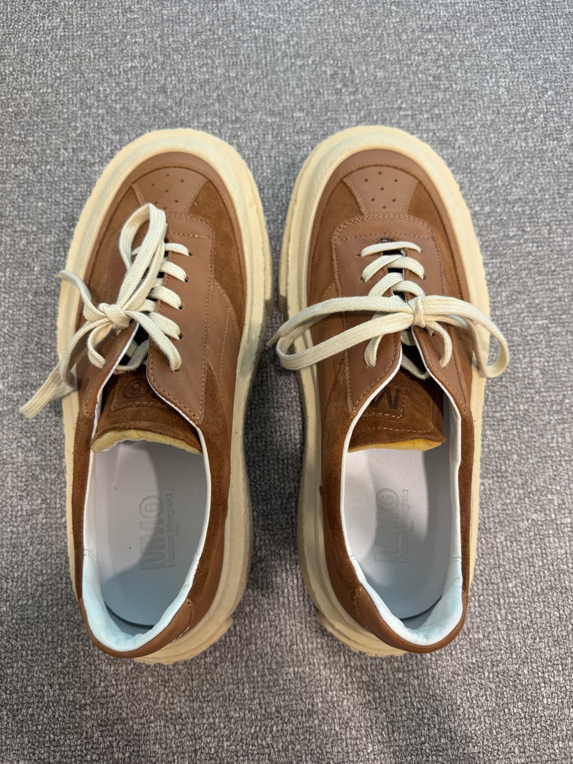 Mm6 메종 마르지엘라 컬러 블록 청키 플랫폼 스니커즈 43 상품이미지4