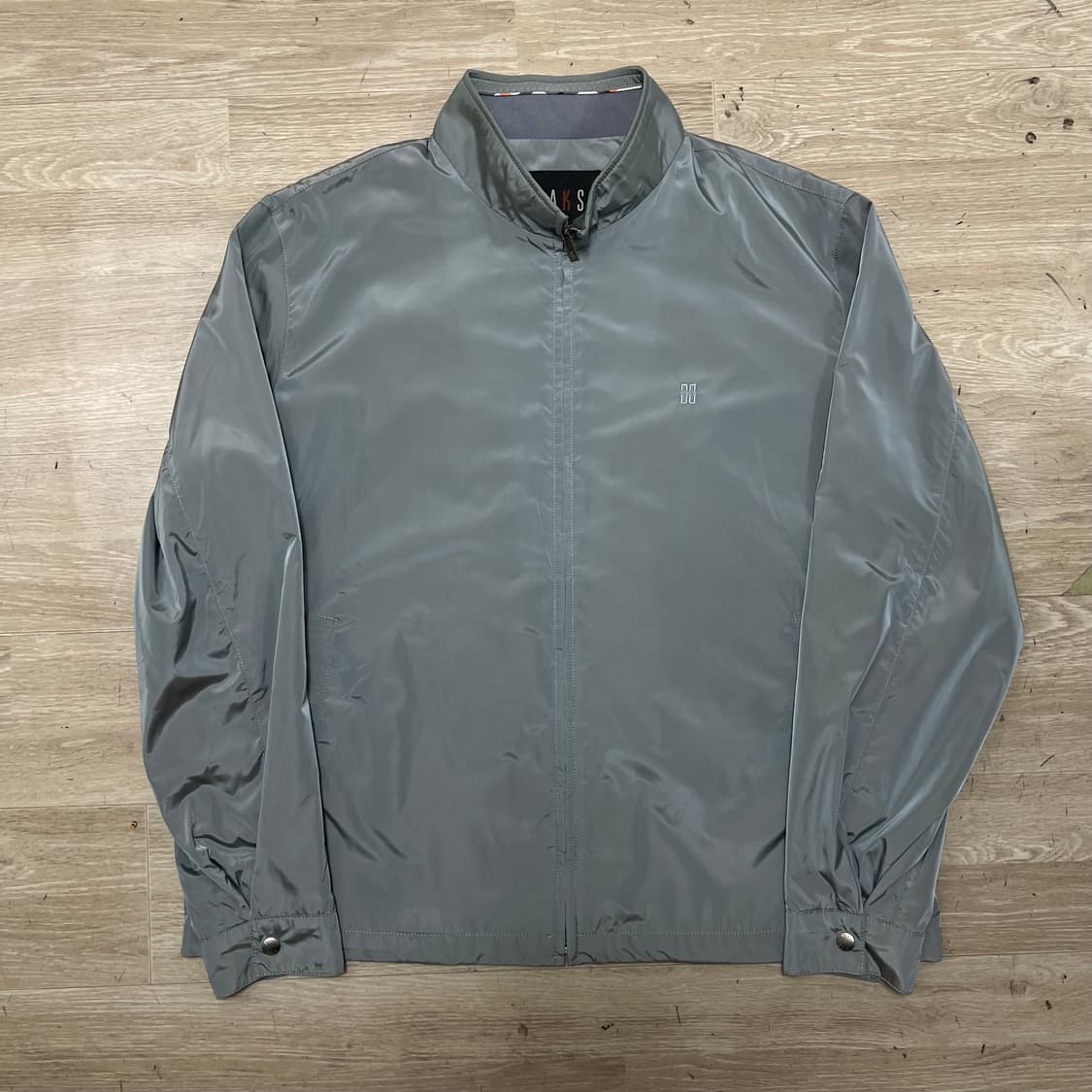 닥스 자수 로고 스탠드넥 바람막이 자켓 [그레이] 2XL/110 상품이미지1