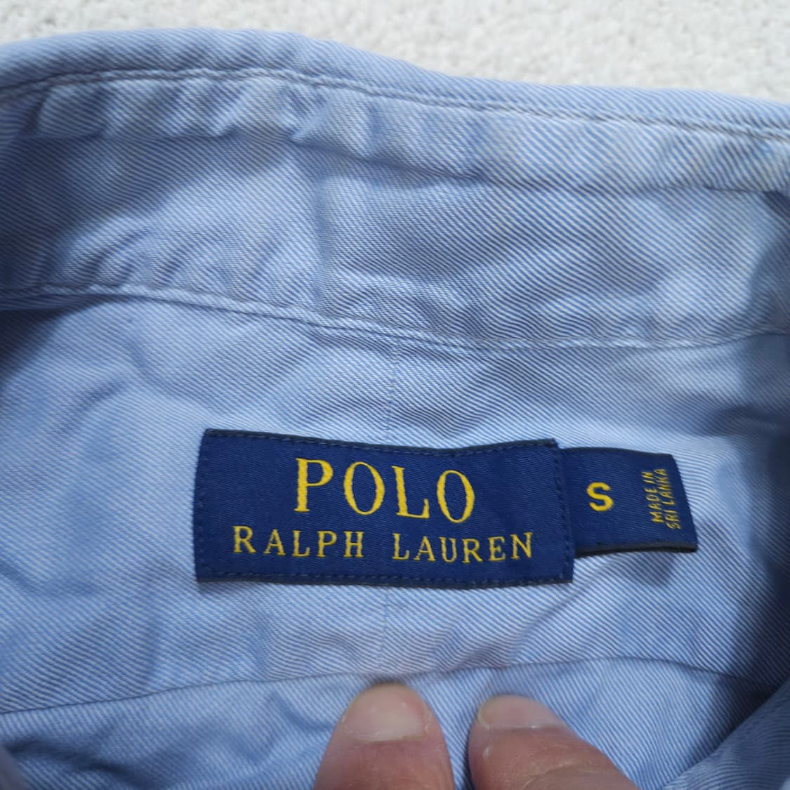폴로 랄프 로렌 신형 솔리드 셔츠 S 상품이미지5