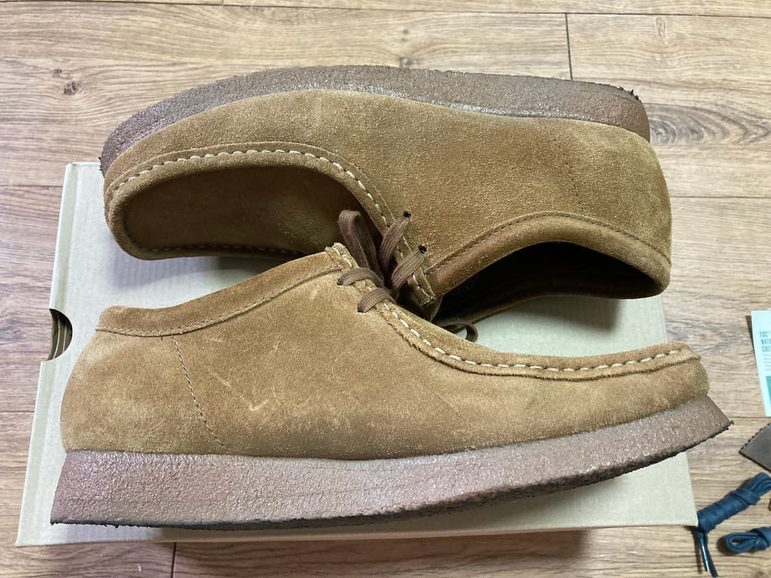 [UK9/275] 클락스 왈라비 모카신 / 콜라 브라운 상품이미지3