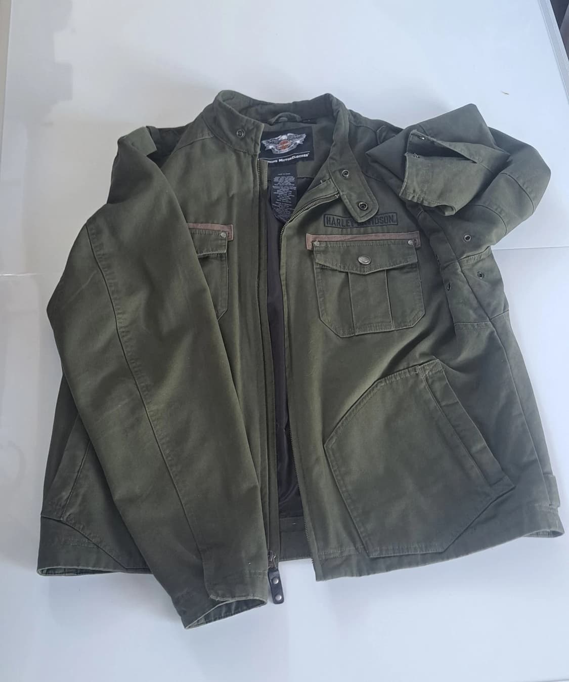 할리데이비슨 빈티지 밀리터리 코튼 자켓 상품이미지2