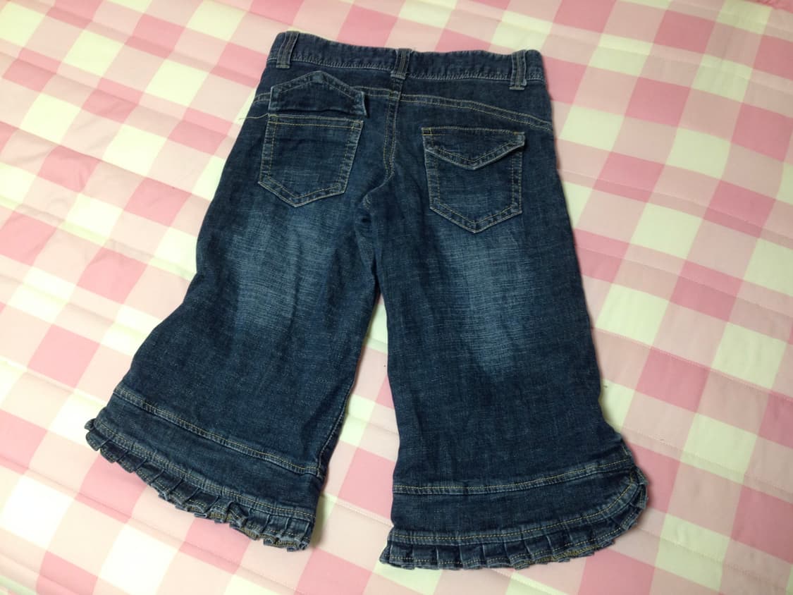 빈티지 데님 Y2K 버뮤다팬츠 상품이미지2