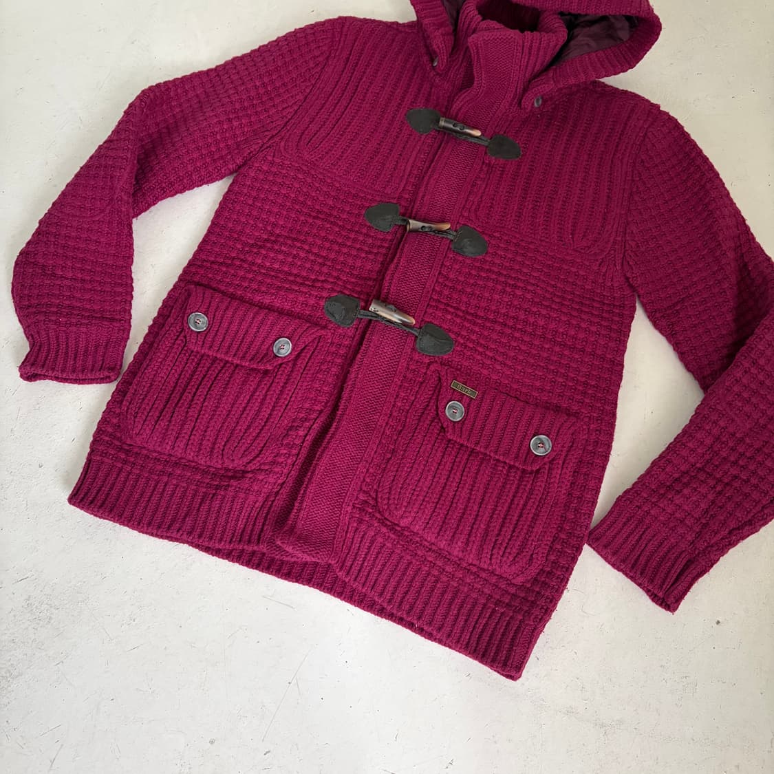 Bark 바크 빈티지 니트 더블코트 S 상품이미지3