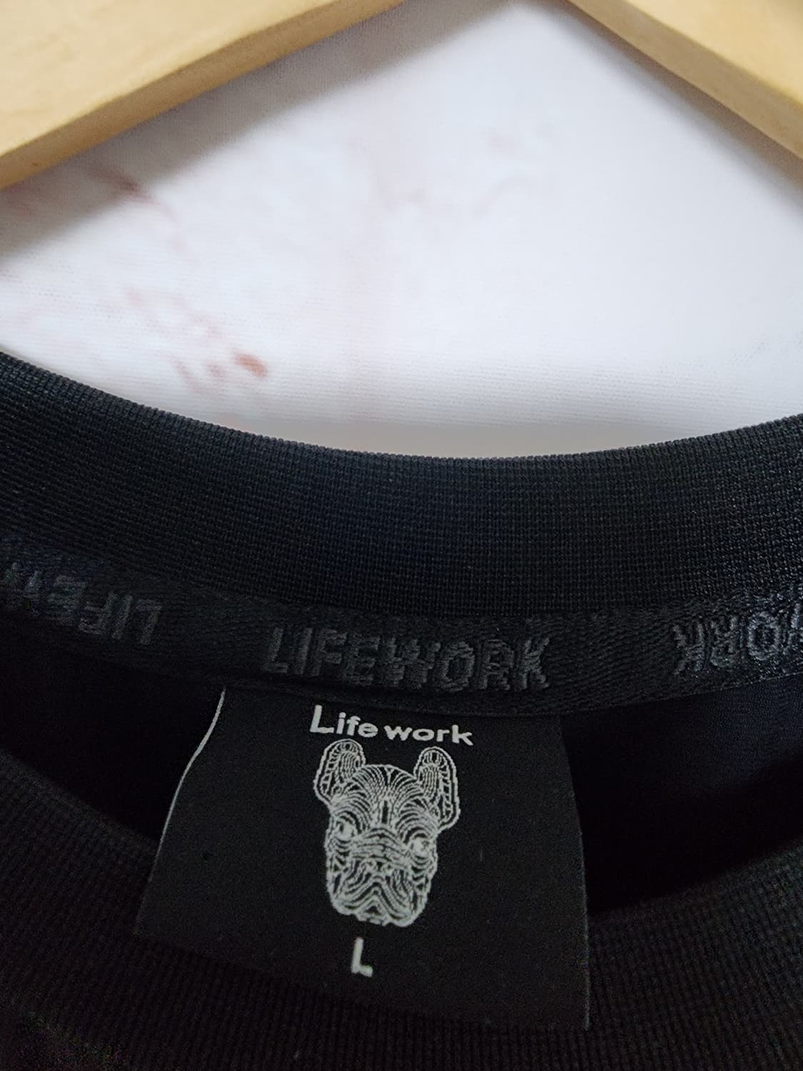 라이프워크 블랙 반팔 티셔츠 상품이미지6