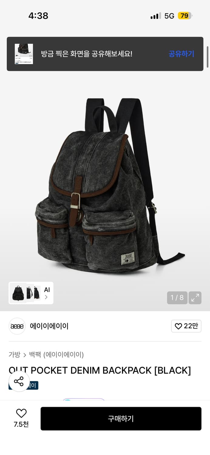 에이이에이이 가방 상품이미지1