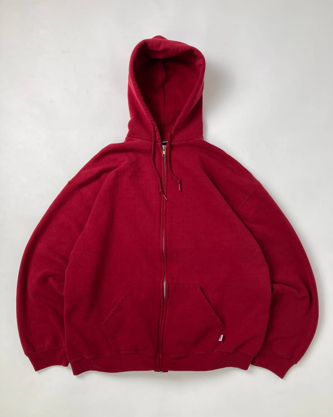 90s Russell Zip Up Hoodie (red) 상품이미지1